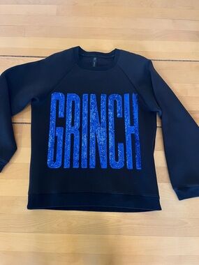 DSQUARED2 Sequin Logo Sweatshirt – Black & Blue